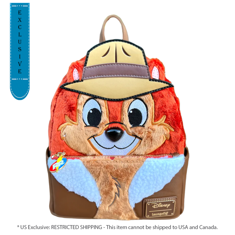 Chip n Dale: Rescue Rangers - Faux Fur Chip (US Exclusive) Cosplay Mini Backpack