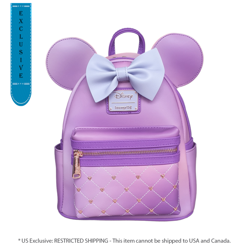 Disney - Minnie Mouse Pink Quilted (US Exclusive) Mini Backpack