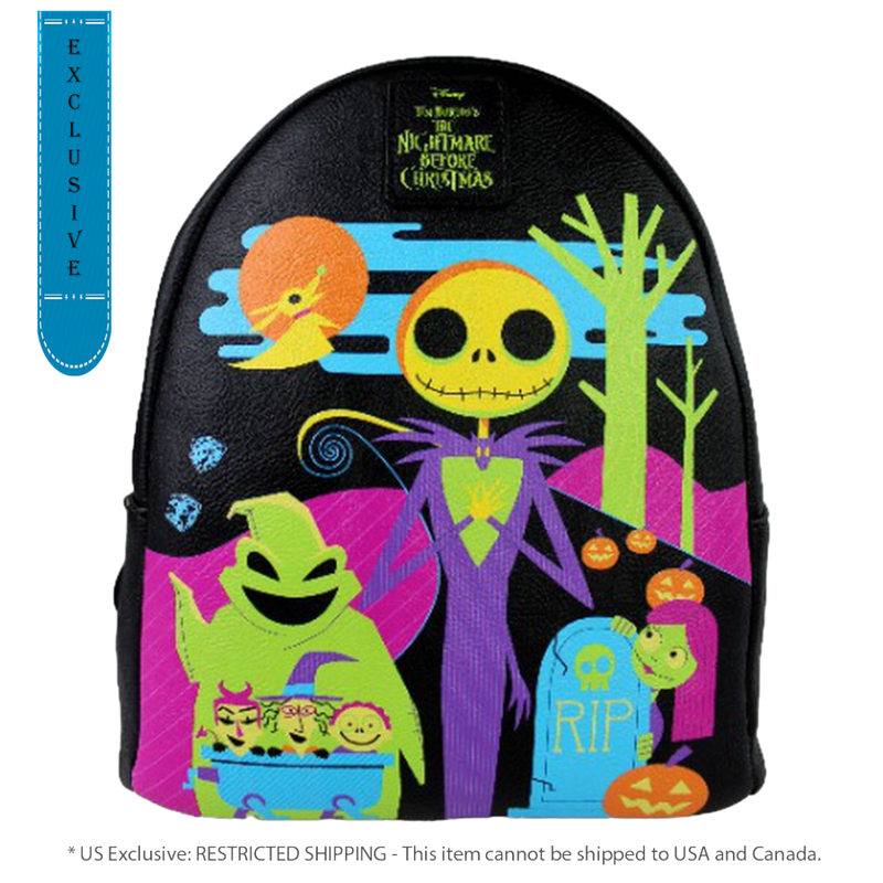 The Nightmare Before Christmas - Blacklight (US Exclusive) Mini Backpack