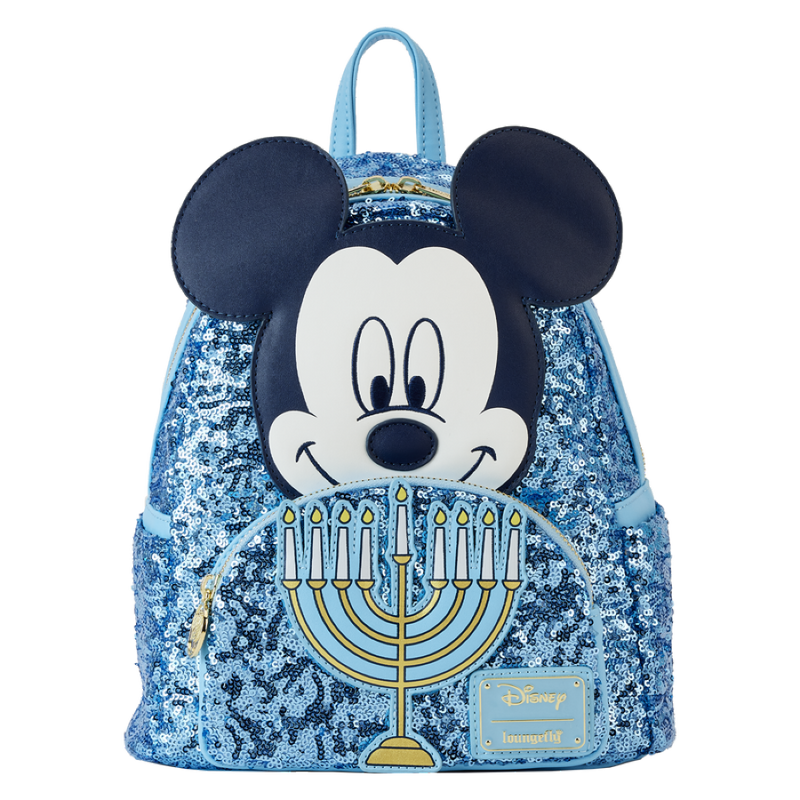 Disney - Mickey Mouse Hanukkah Sequin Glow Mini Backpack