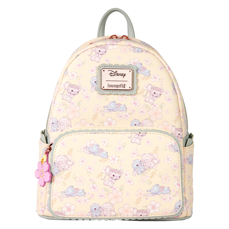 Disney - Cute Stitch Cherry Blossom Mini Backpack