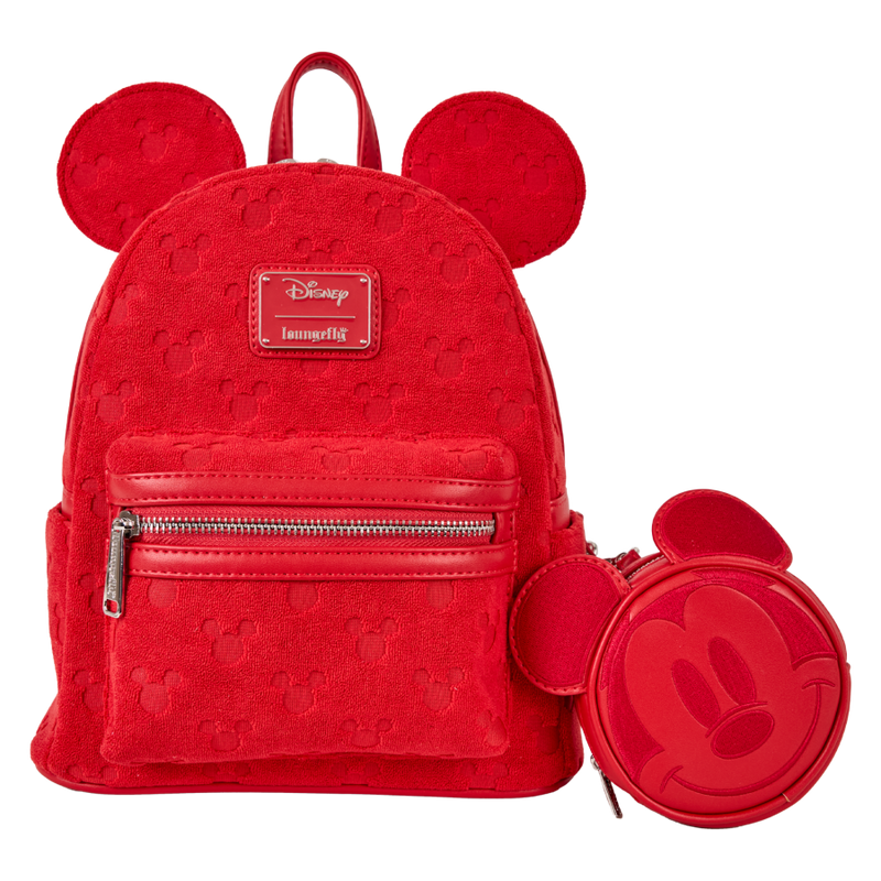 Disney - Mickey Ears Burnout Mini Backpack