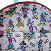 Disney: D100 - All-Over-Print Iridescent Mini Backpack with Ear Headband