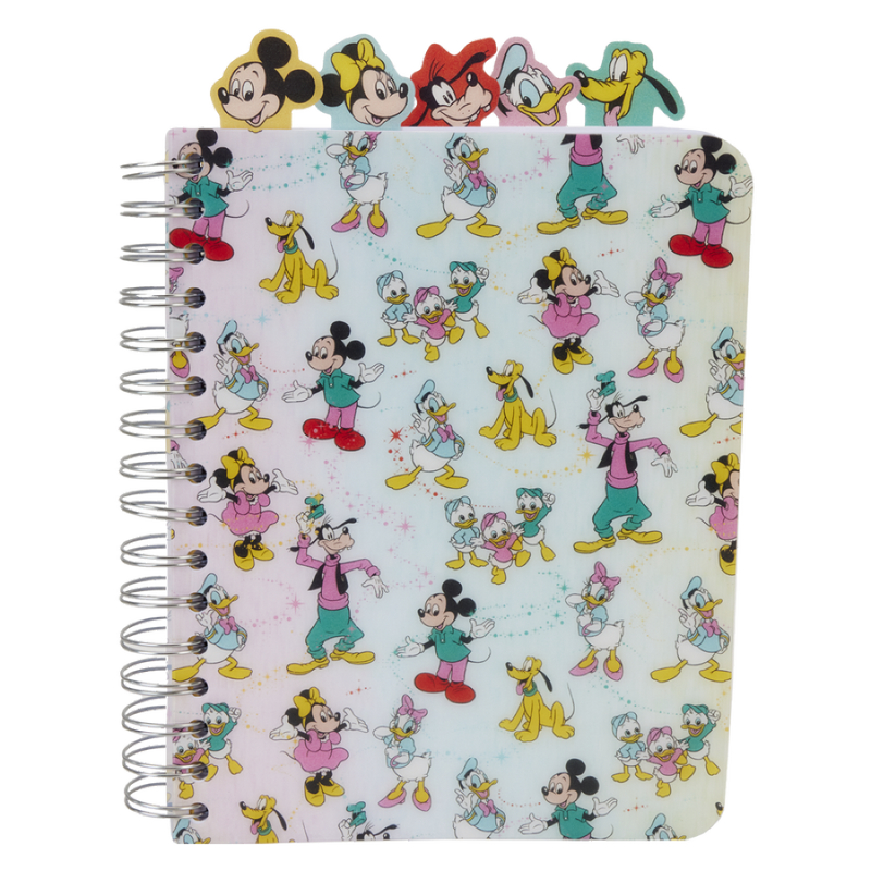 Disney: D100 - Mickey and Friends Classic Stationery Spiral Tab Journal