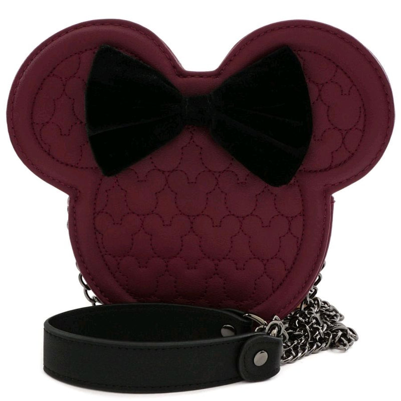 Mickey Mouse - Brown with Bow & Ears Crossbody Bag