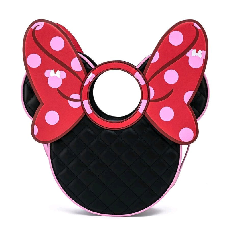 Mickey Mouse - Minnie Quilted Bow Head Crossbody