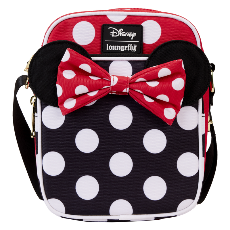 Disney - Minnie Rocks The Dots Nylon Passport Crossbody