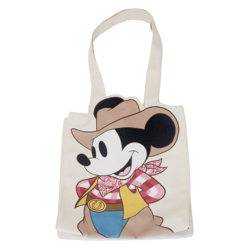 Disney - Western Mickey Canvas Tote Bag