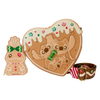 Lilo & Stitch - Angel & Stitch Gingerbread Heart Crossbody Bag