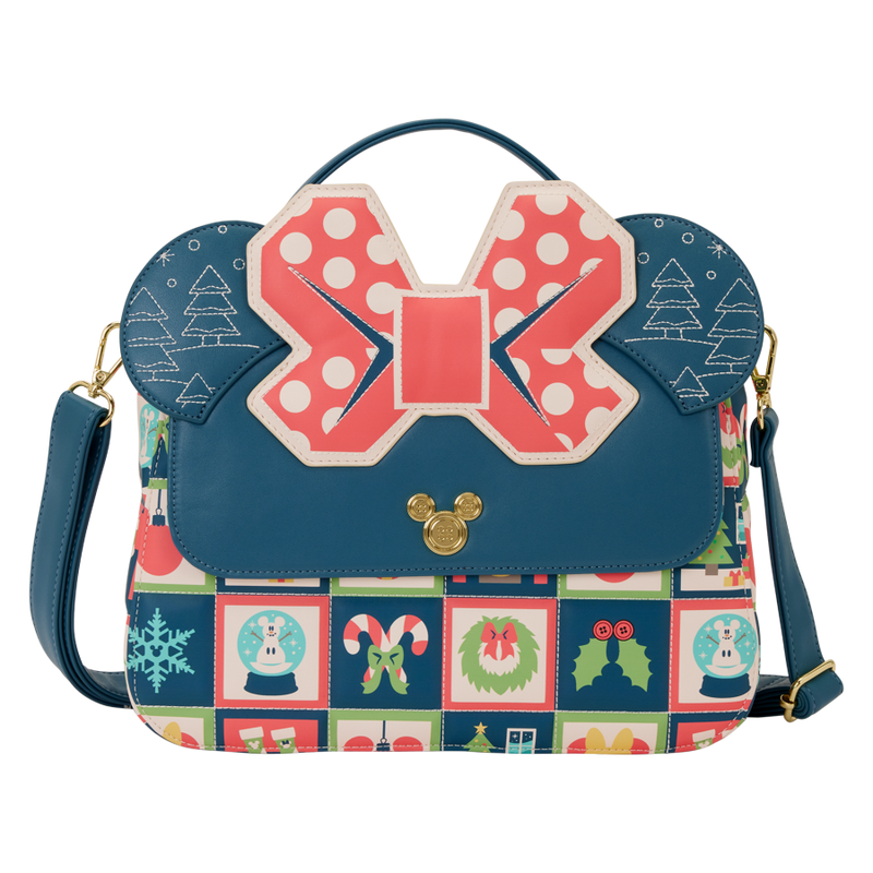 Disney - Mickey & Minnie Holiday Crossbody Bag