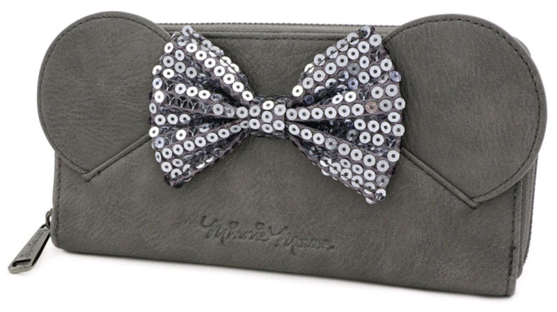Mickey Mouse - Minnie Grey with Bow Purse