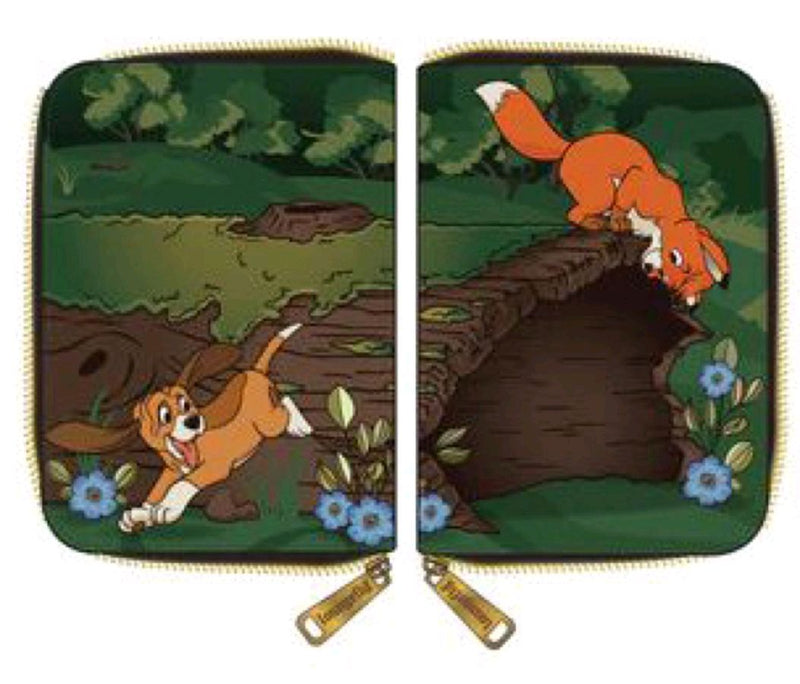The Fox and the Hound - Copper & Todd Zip Purse
