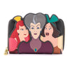 VILLAINS - SCENE EVIL STEPMOTHER AND STEP SISTERS ZIP AROUND WALLET