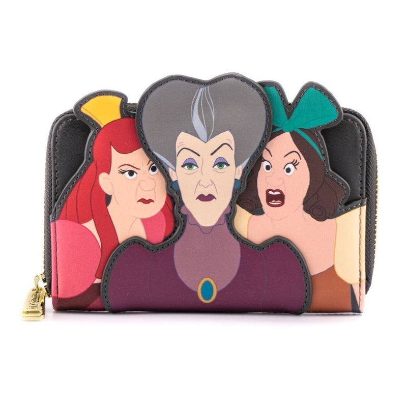 VILLAINS - SCENE EVIL STEPMOTHER AND STEP SISTERS ZIP AROUND WALLET