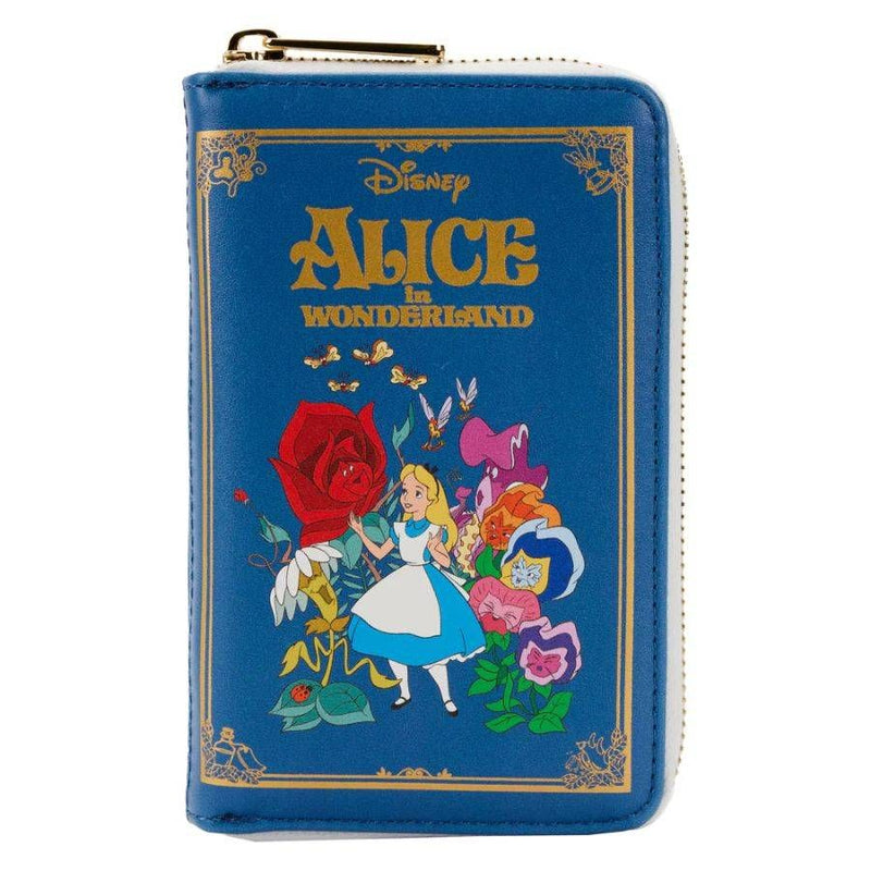 Alice in Wonderland - Book Zip Purse