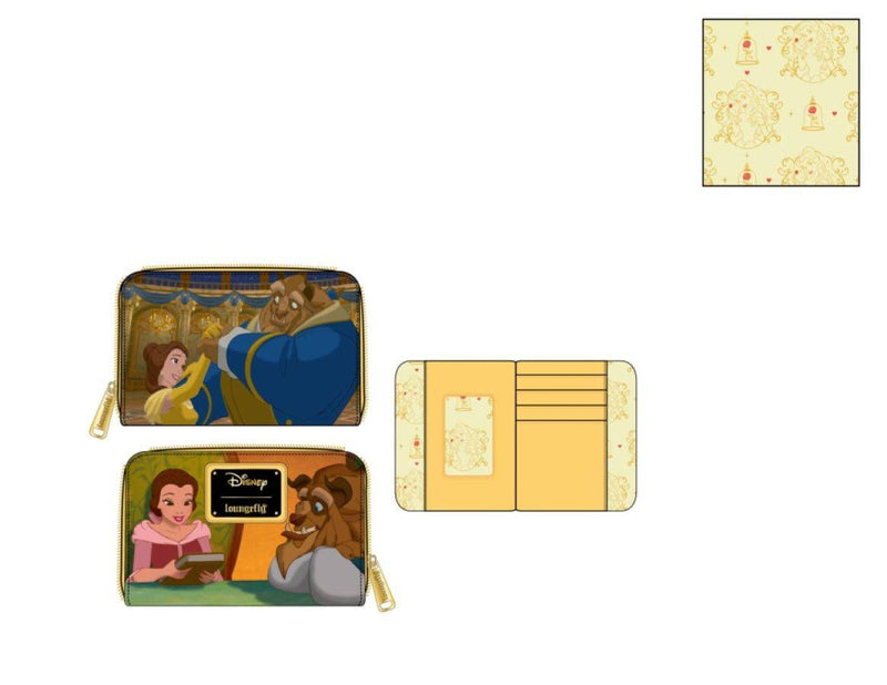Beauty and the Beast (1991) - Scenes Zip Purse