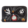 Nightmare Before Christmas - Tree String Lights Glow Zip Around Wallet