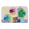 Sleeping Beauty - Castle Three Good Fairies Stained Glass Zip Around Wallet
