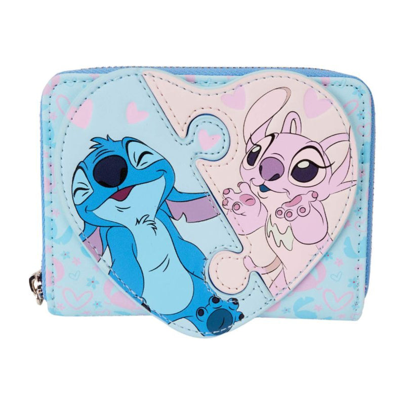 Disney - Stitch and Angel Puzzle US Exclusive Zip Around Wallet