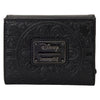 Disney Villains - Black Faux Leather with Velvet Trim Tri-Fold Wallet