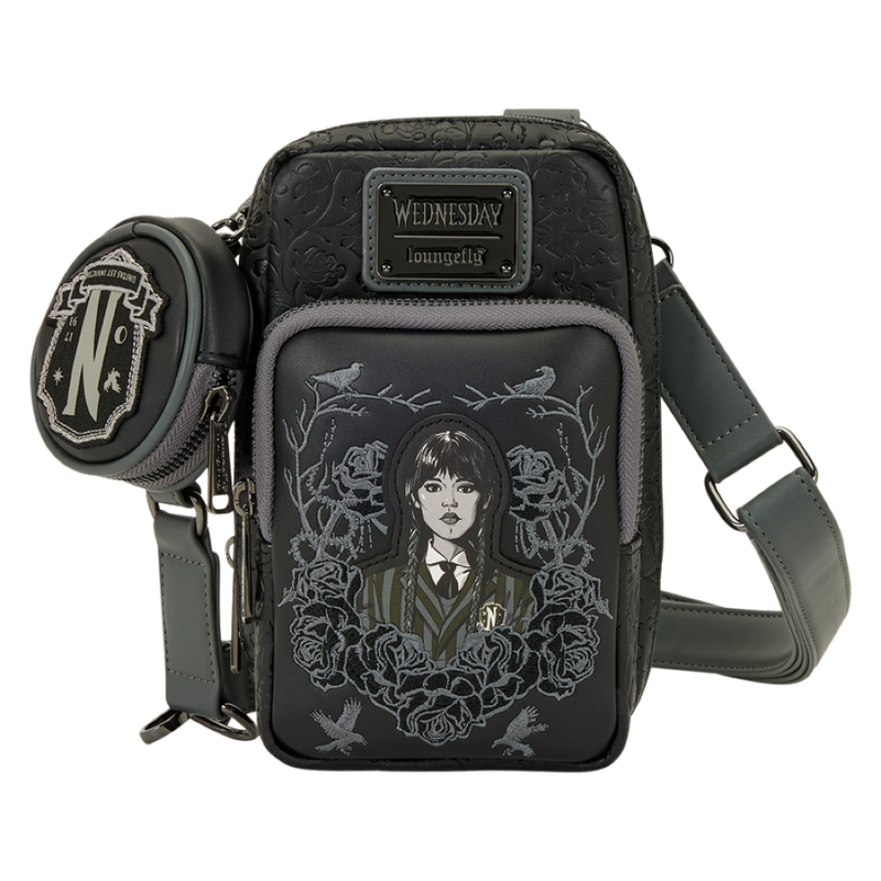 Wednesday - Wednesday Cell Phone Crossbody Bag with Coin Bag