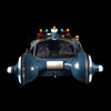 Blade Runner - Deckards Police Spinner 11 Inch Diecast Ship