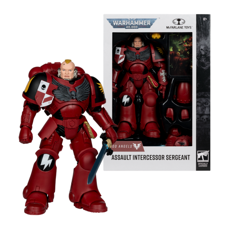Warhammer 40,000 - Blood Angel Assault Intercessor Sergeant 7 Inch Action Figure