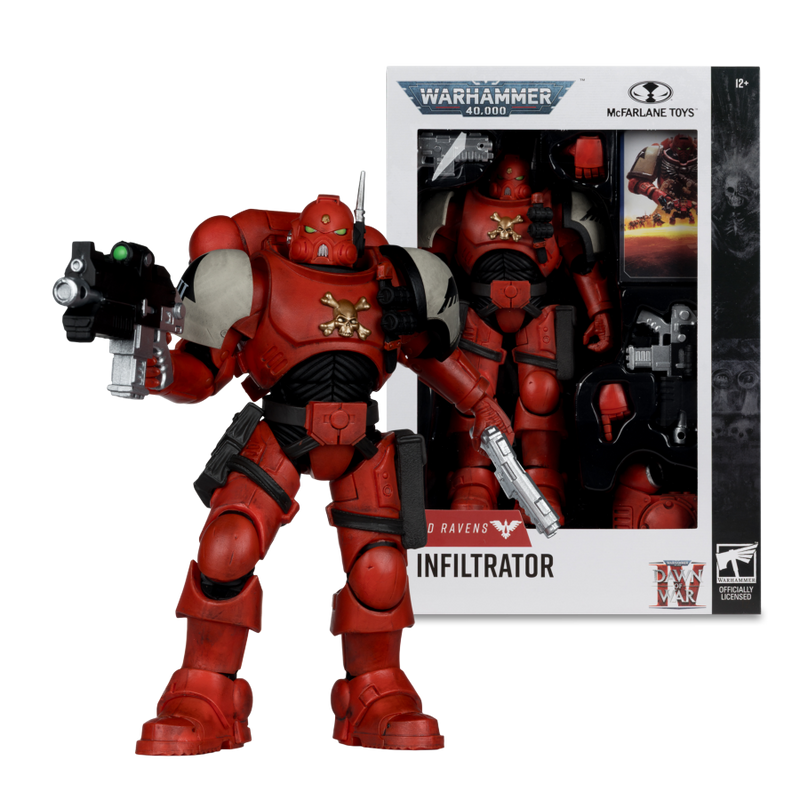 Warhammer 40,000: Dawn Of War 4 - Blood Ravens Sergeant Infiltrator 7 Inch Action Figure