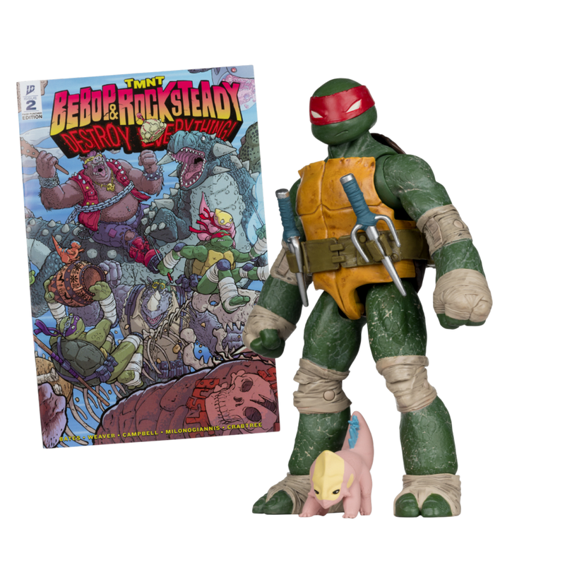 Teenage Mutant Ninja Turtles - Raphael Page Punchers 5 Inch Figure with Comic