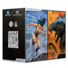 Justice League (Comics) - Wonder Woman 7 Inch vs Atomic Blast Godzilla MegaFig Action Figure 2 Pack