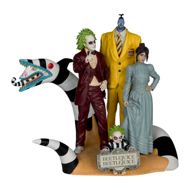Beetlejuice Beetlejuice - Beetlejuice Movie Maniacs Figures 4 Pack