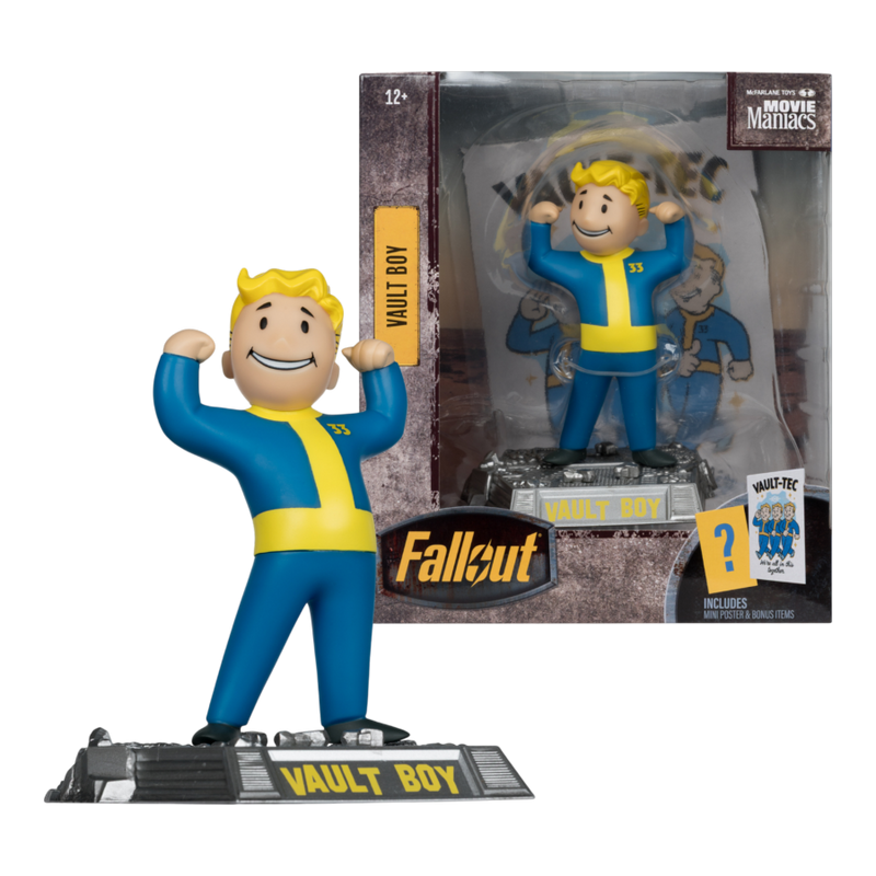 Fallout (TV) - Vault Boy (Season 2) V1 Movie Maniacs 6 Inch Posed Figure