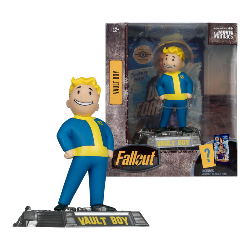 Fallout (TV) - Vault Boy (Season 2) V2 Movie Maniacs 6 Inch Posed Figure