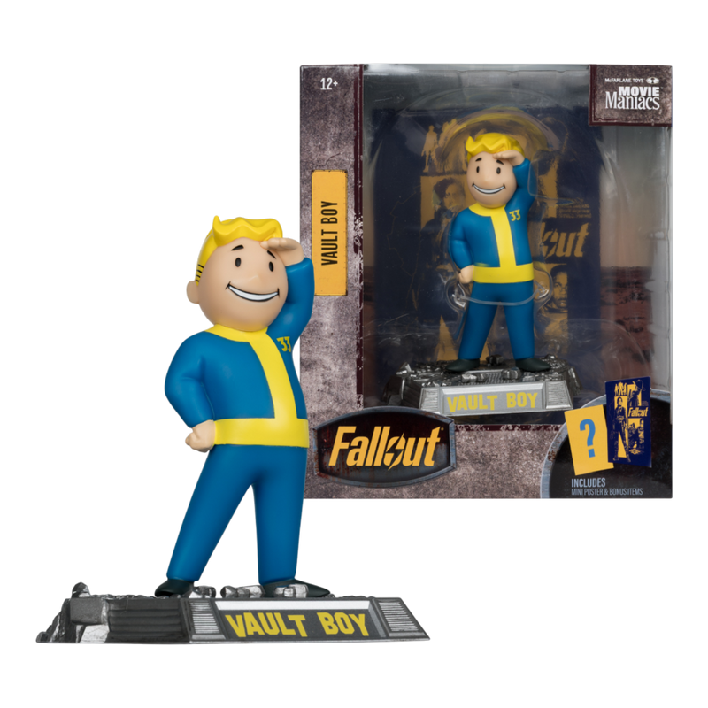 Fallout (TV) - Vault Boy (Season 2) V3 Movie Maniacs 6 Inch Posed Figure