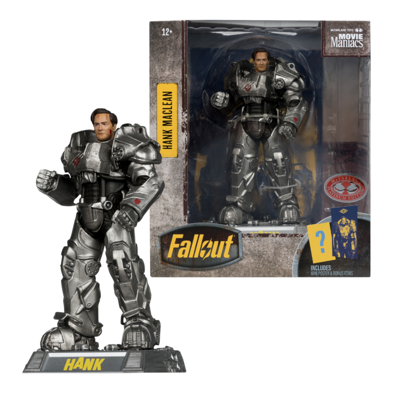 Fallout (TV) - Movie Maniacs (Season 2) Hank 6 Inch Posed Figure (Platinum Edition)