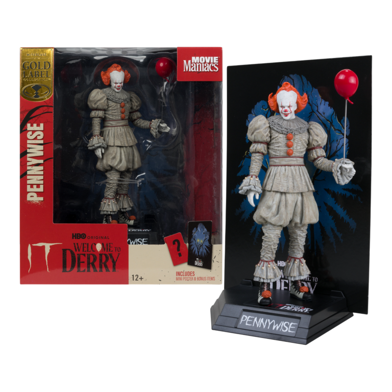 Welcome to Derry - Pennywise 6 Inch Movie Maniacs Figure