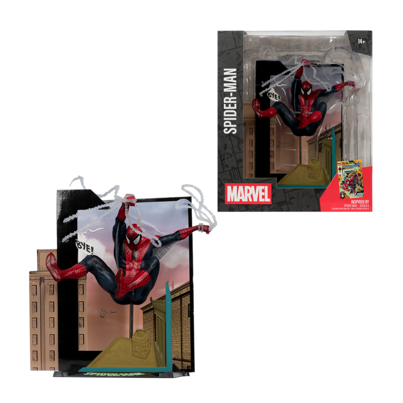 Marvel Comics - Spider-Man (Spider-Man 6) 1/10 Scale Collectible Figure with Scene