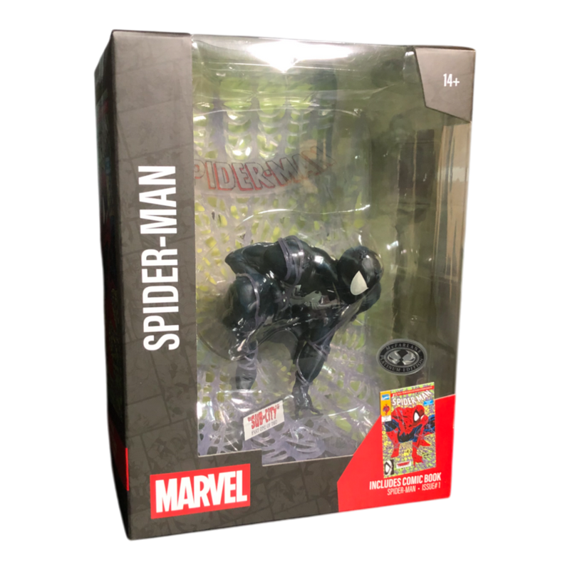 Marvel Comics - Spider-Man (Black Suit) 1/6 Scale Figure [Chase]