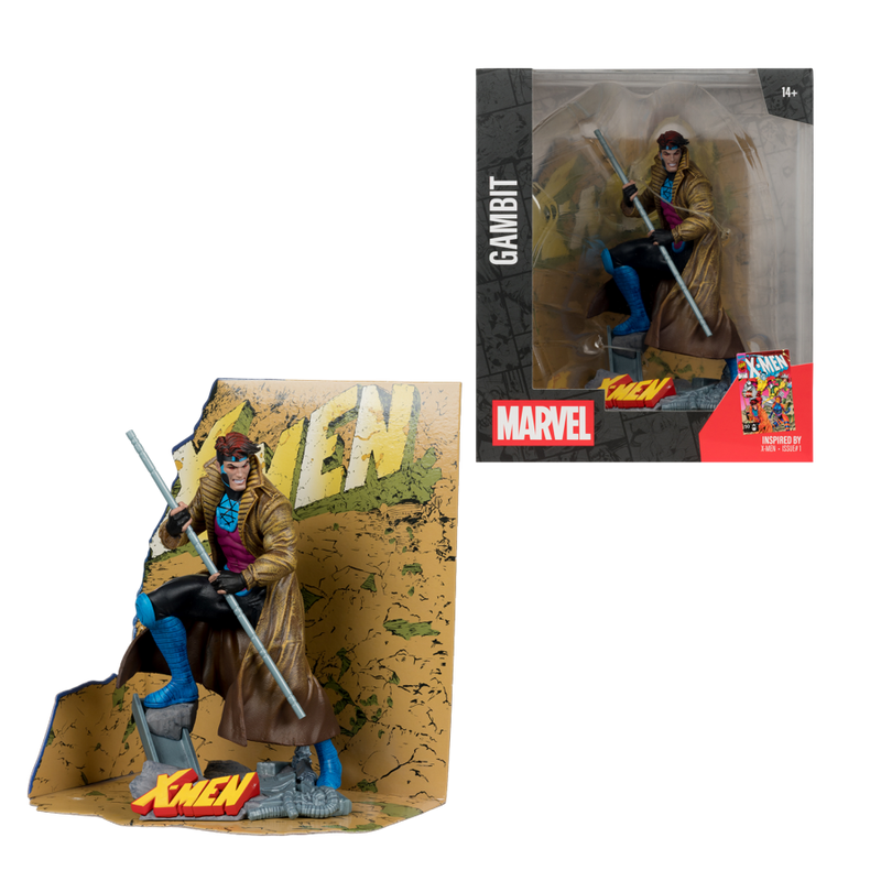 Marvel Comics - Gambit (X-Men 1) 1/10 Scale Collectible Figure with Scene
