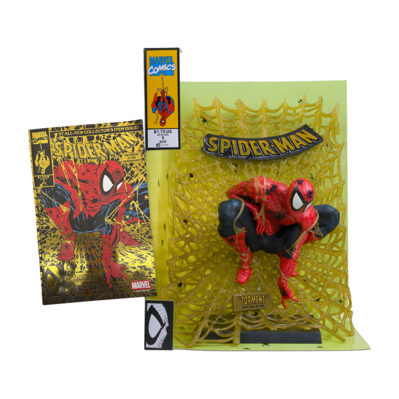 Marvel Comics - Spider-Man by Todd Mcfarlane (Spider-Man #1) Gold Label 1/6 Scale Figure