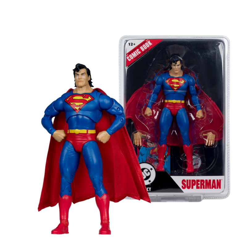 DC Direct - Superman (Zero Hour) 7 Inch Figure With Comic