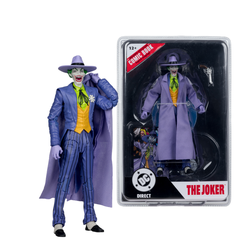 DC Direct - The Joker (Crisis On Infinite Earths) 7 Inch Figure With Comic