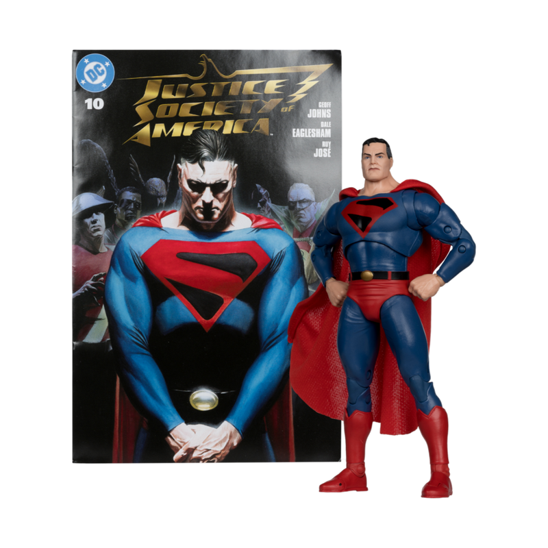 DC - Superman (Kingdom Come) 7 Inch Figure With Comic