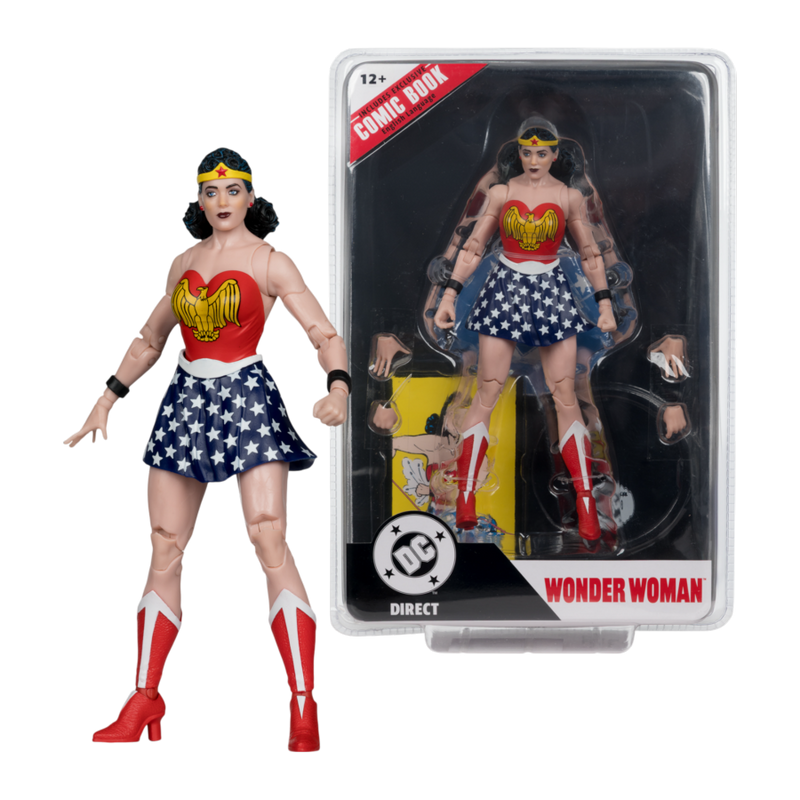 DC Comics - Wonder Woman with Comic (Wonder Woman #1) 7 Inch Figure