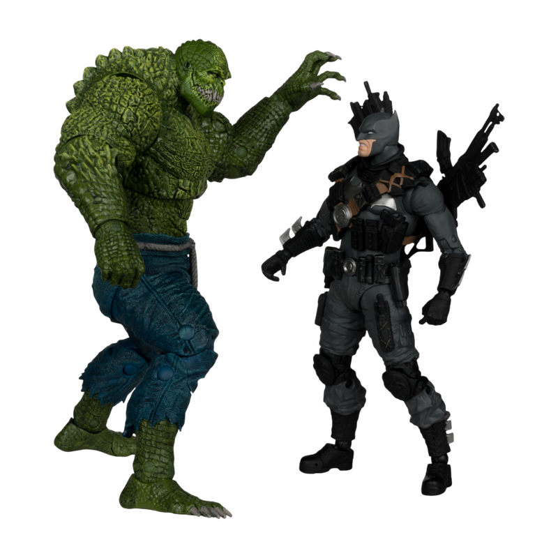 DC Comics - Batman Vs Killer Croc (The Grim Knight) Collector Edition 2 Pack