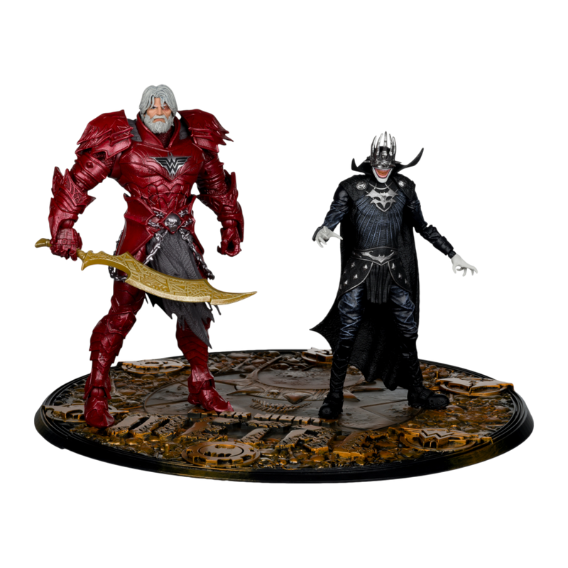 DC Comics - Batman Who Laughs #4 (Knight Armor) & The Merciless (Dark Multiverse) 2 Pack