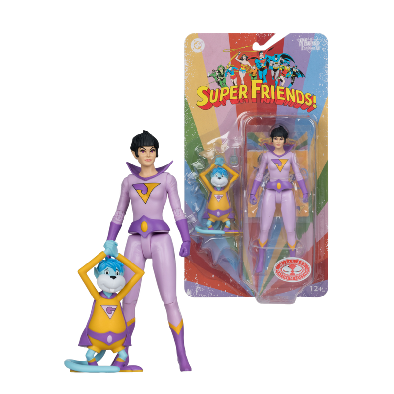 DC Comics - Jayna And Gleek 6 Inch Retro Retro Super Friends Figure (Chase)