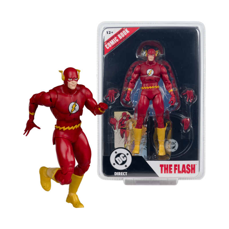 DC Comics - Barry Allen (Flash #123) Page Punchers 7 Inch Figure with Comic