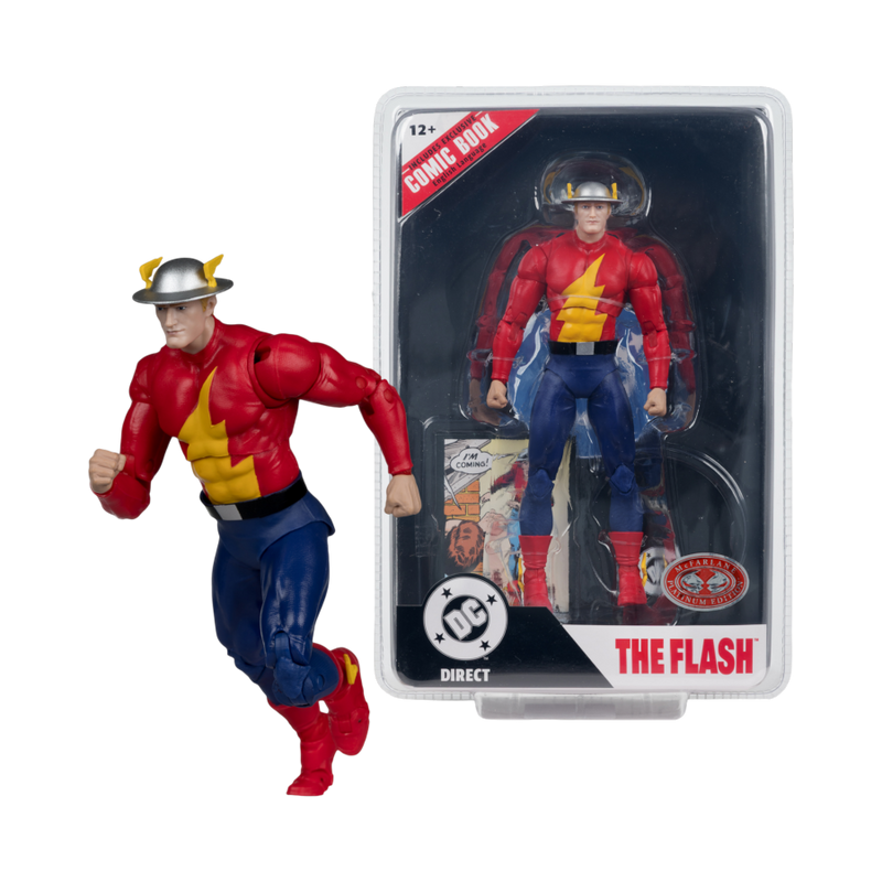 DC Comics - Jay Garrick Flash (Flash #123) Page Punchers 7 Inch Figure with Comic (Chase Version)