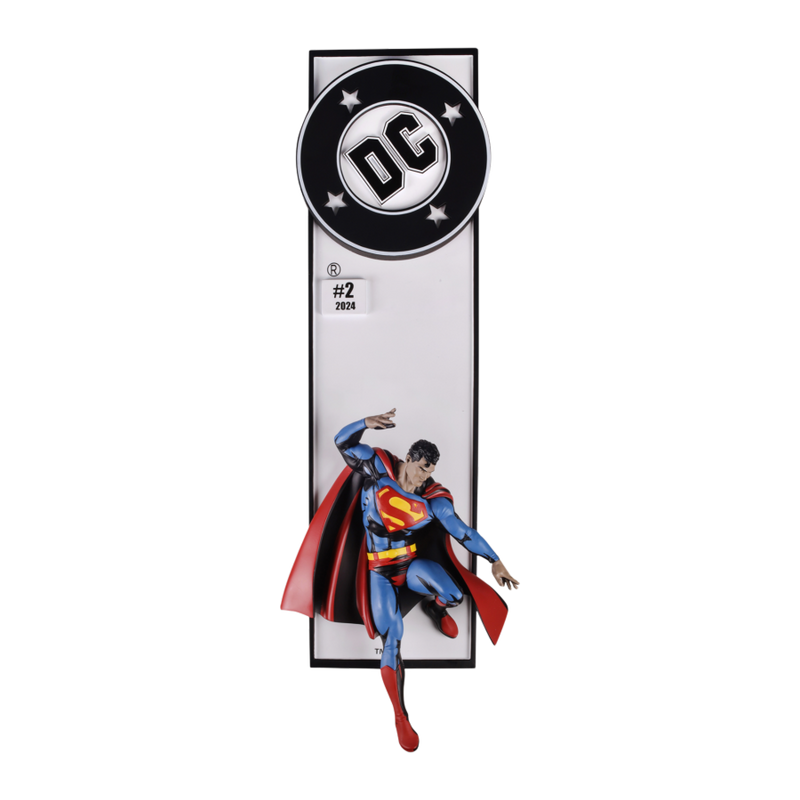 DC - Superman Comic Corner Box 1/10 Scale Resin Wall Art Statue